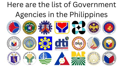 government agencies in the philippines acronyms